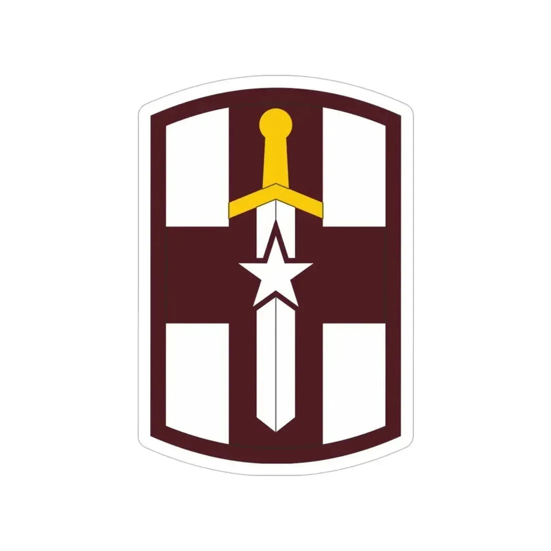 807 Medical Brigade (U.S. Army) Transparent STICKER Die-Cut Vinyl Decal - The Sticker Space