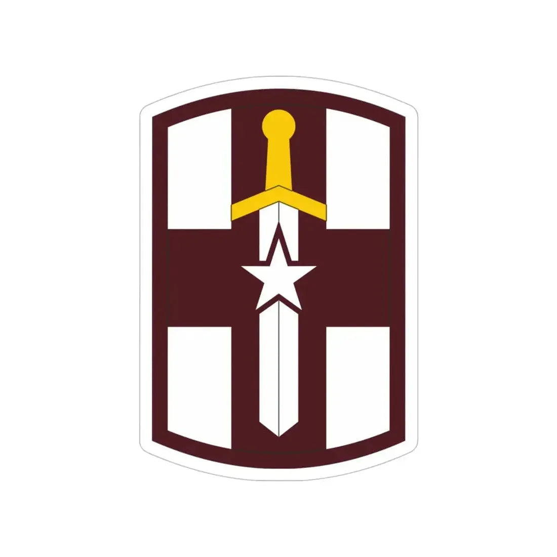 807 Medical Brigade (U.S. Army) Transparent STICKER Die-Cut Vinyl Decal - The Sticker Space