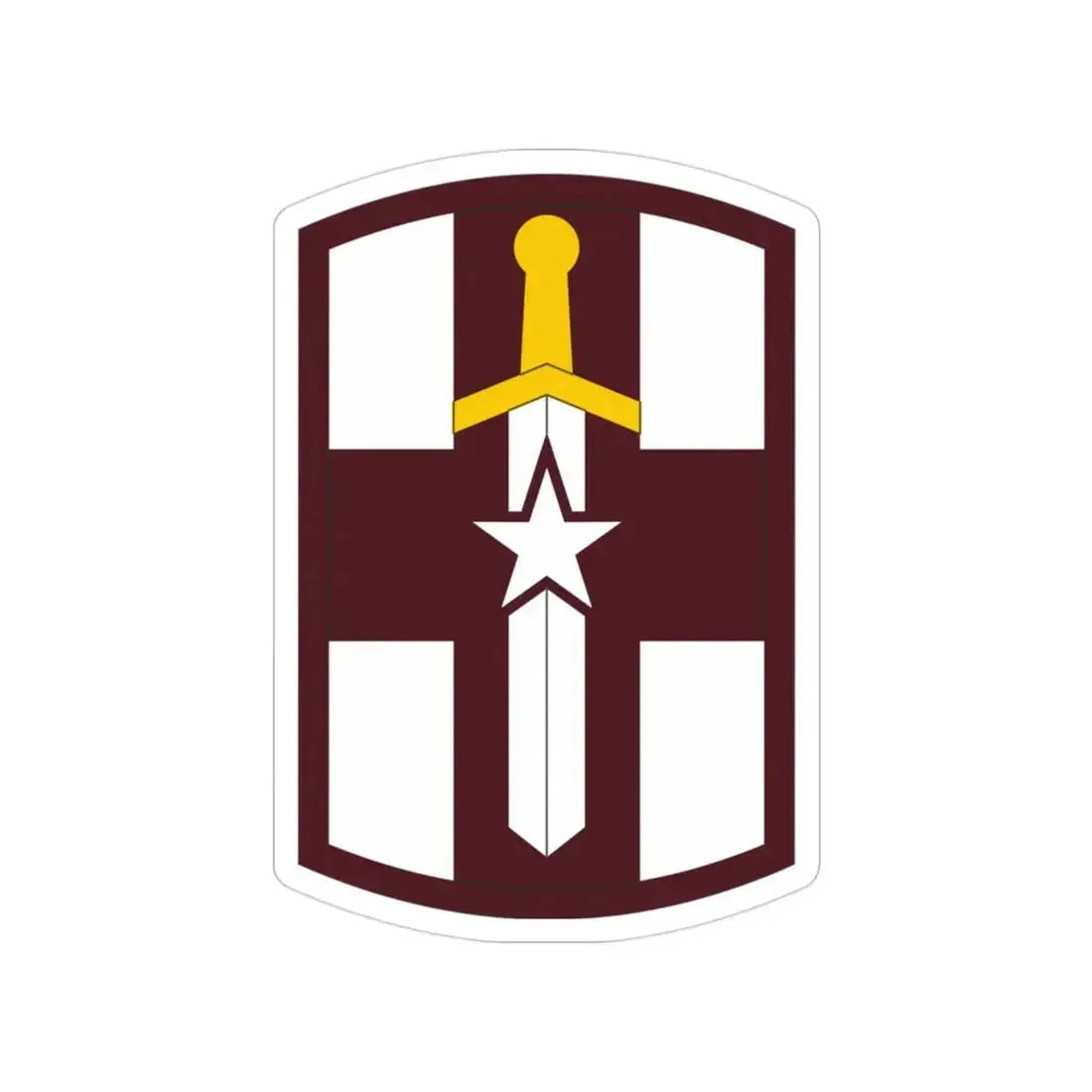 807 Medical Brigade (U.S. Army) Transparent STICKER Die-Cut Vinyl Decal - The Sticker Space