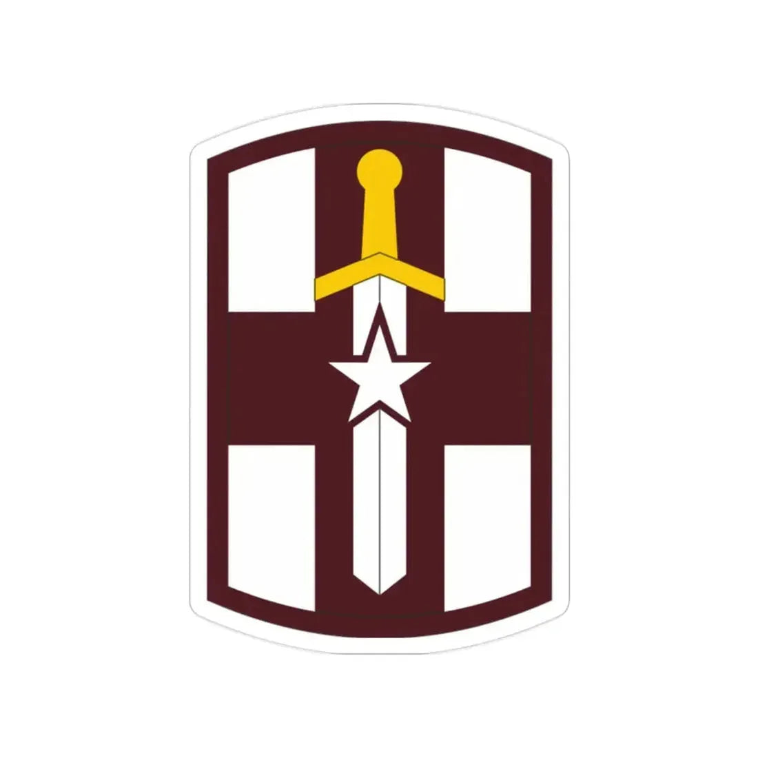 807 Medical Brigade (U.S. Army) Transparent STICKER Die-Cut Vinyl Decal - The Sticker Space