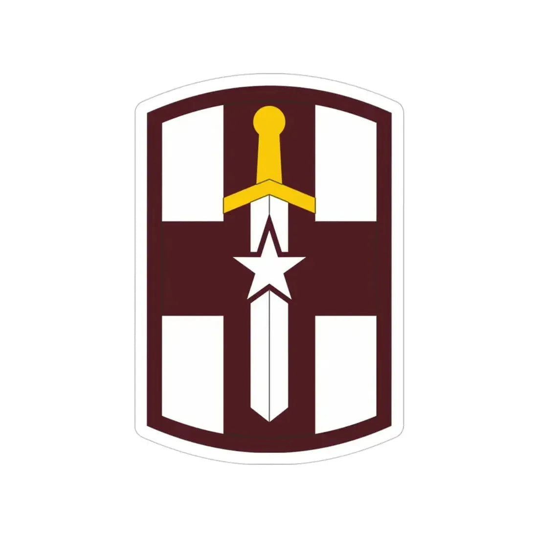807 Medical Brigade (U.S. Army) Transparent STICKER Die-Cut Vinyl Decal - The Sticker Space