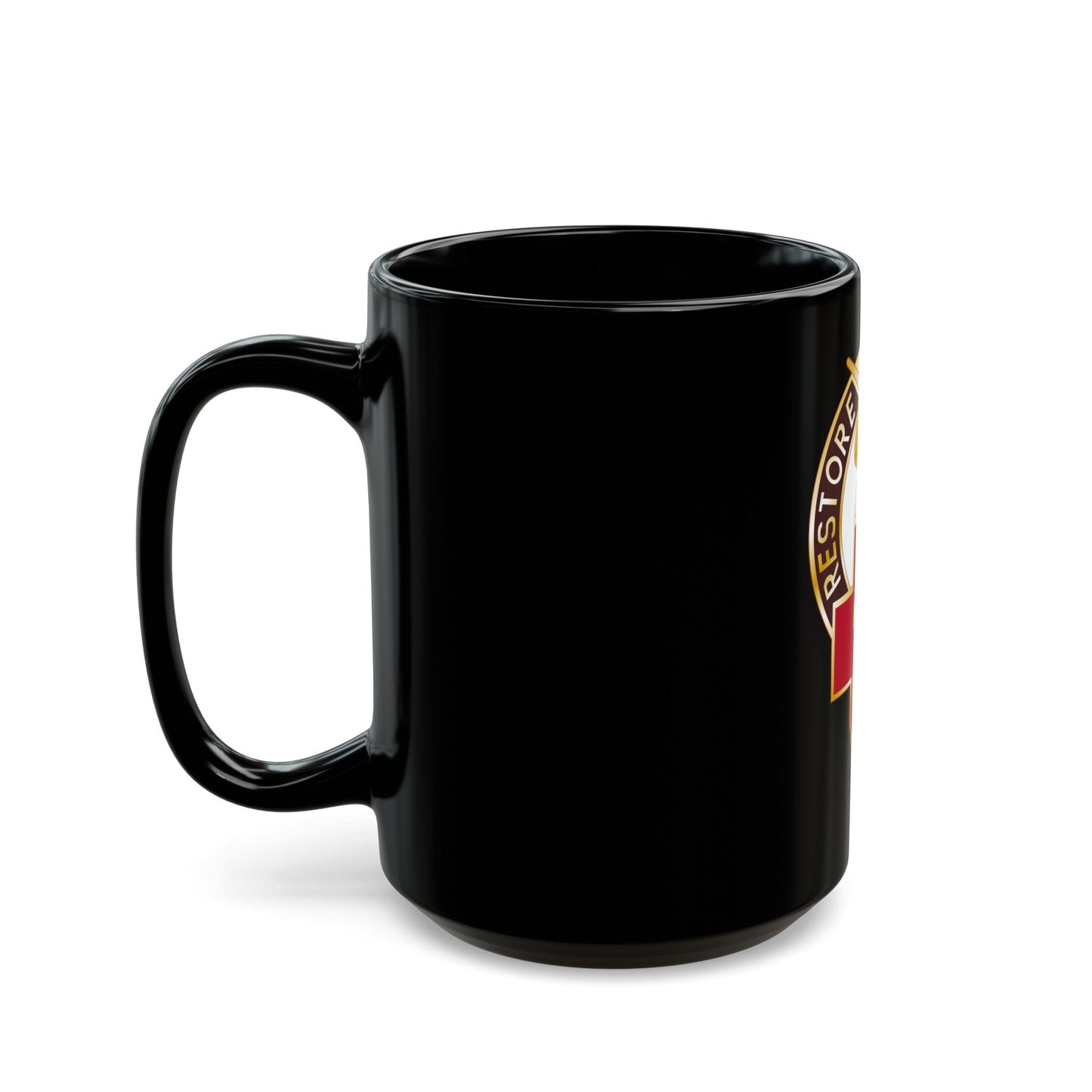 807 Surgical Hospital (U.S. Army) Black Coffee Mug-The Sticker Space