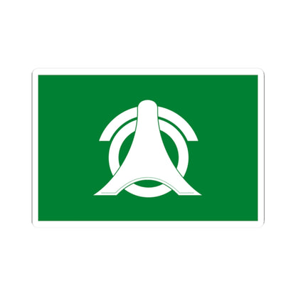 Flag of Nishiokoppe Hokkaido (Japan) STICKER Vinyl Kiss-Cut Decal