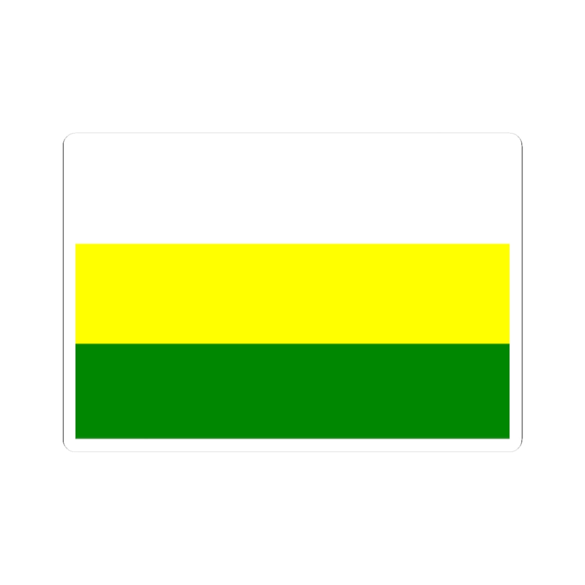 Flag of Yaroslavl Oblast 1998 (Russia) STICKER Vinyl Kiss-Cut Decal
