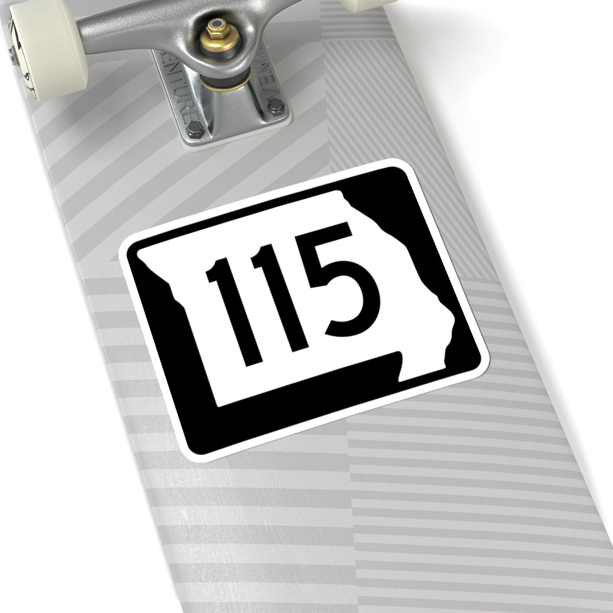 MO-115 (Missouri) (Road Sign) STICKER Vinyl Kiss-Cut Decal