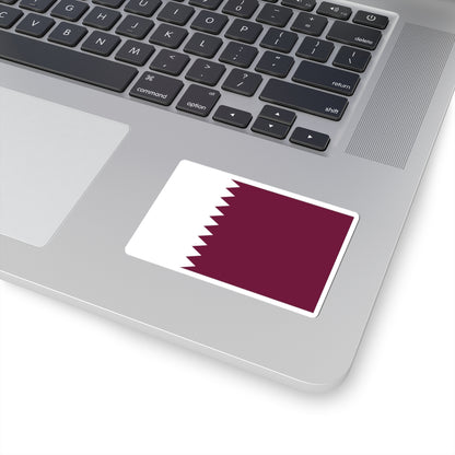 Flag of Qatar 1949-1971 3-2 (Qatar) STICKER Vinyl Kiss-Cut Decal