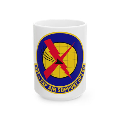 807th Expeditionary Air Support Operations Squadron (U.S. Air Force) White Coffee Mug-15oz-The Sticker Space