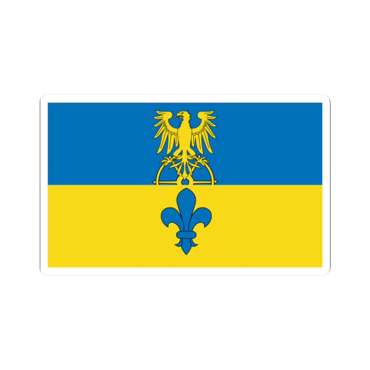 Flag of the Diocese of Swansea and Brecon (United Kingdom) STICKER Vinyl Kiss-Cut Decal