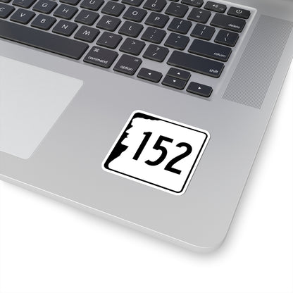 NH Route 152 (New Hampshire) (Road Sign) STICKER Vinyl Kiss-Cut Decal