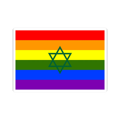 Flag of Morocco LGBT hexagram (Morocco) STICKER Vinyl Kiss-Cut Decal
