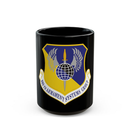 808th Armament Systems Group (U.S. Air Force) Black Coffee Mug-15oz-The Sticker Space