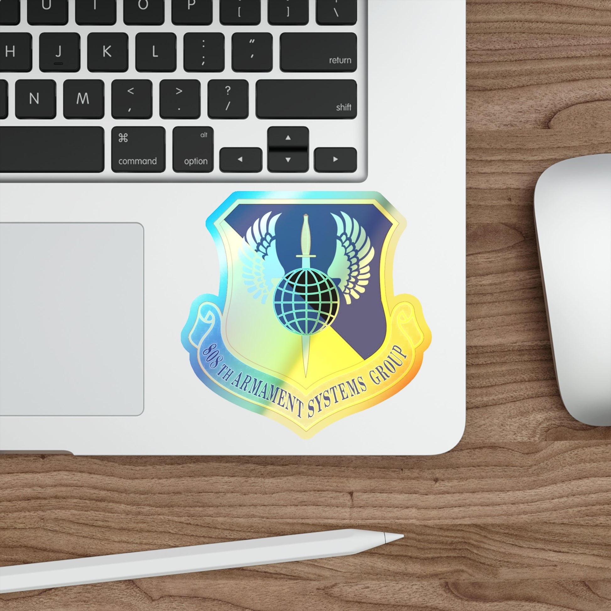 808th Armament Systems Group (U.S. Air Force) Holographic STICKER Die-Cut Vinyl Decal-The Sticker Space