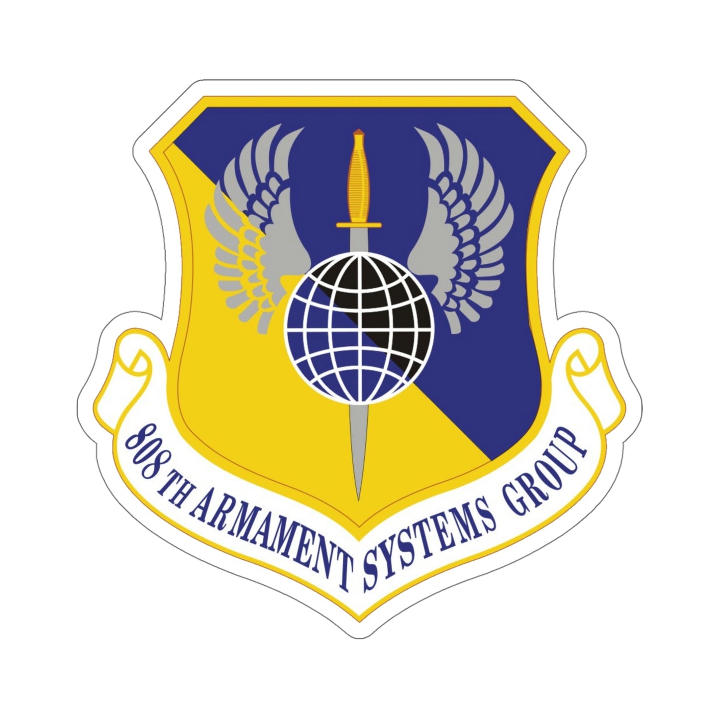 808th Armament Systems Group (U.S. Air Force) STICKER Vinyl Die-Cut Decal-5 Inch-The Sticker Space