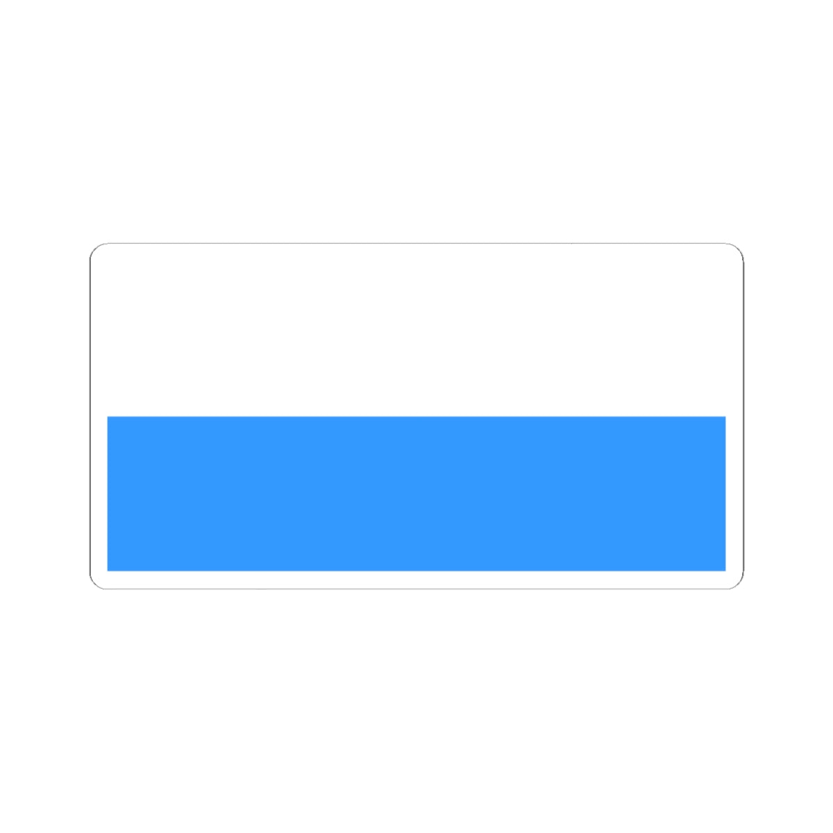 Flag of Moshensky rayon Novgorod oblast (Russia) STICKER Vinyl Kiss-Cut Decal