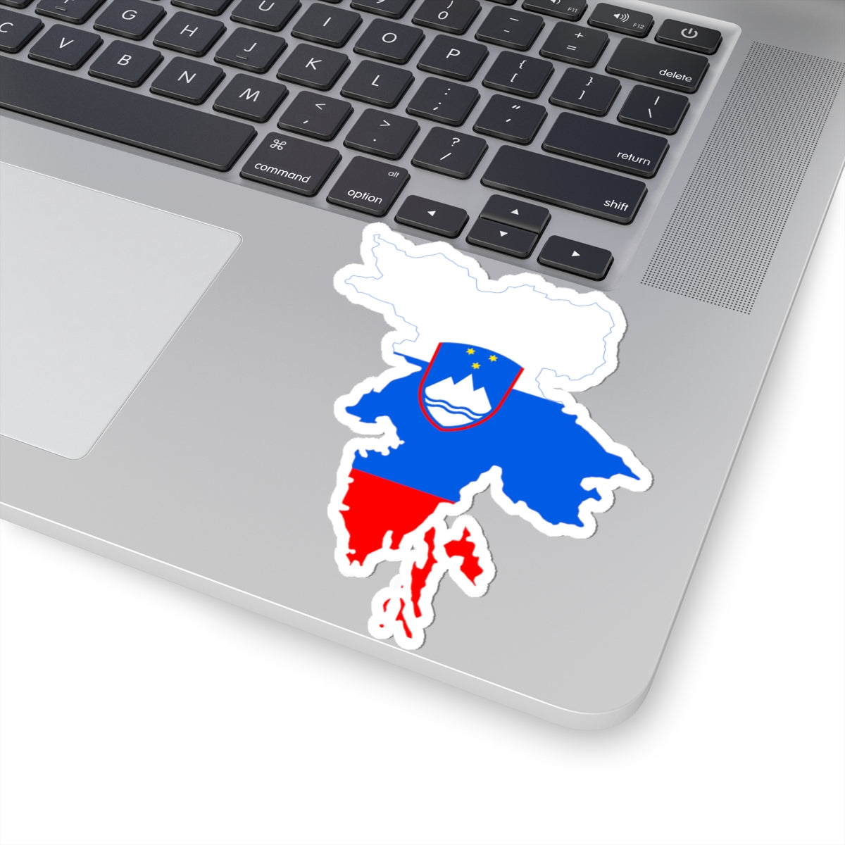 Flag-map of Greater Slovenia (Slovenia) STICKER Vinyl Kiss-Cut Decal