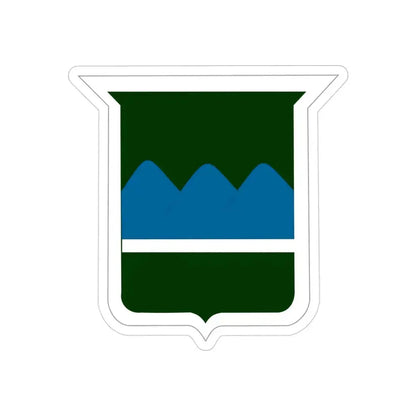 80th Inf Div SSI (U.S. Army) REVERSE PRINT Transparent Die-Cut STICKER 3 Inch Die-Cut Transparent - The Sticker Space