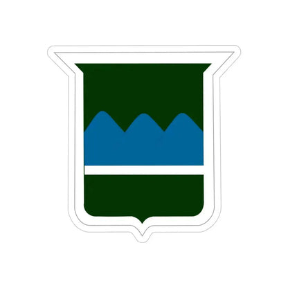 80th Inf Div SSI (U.S. Army) REVERSE PRINT Transparent Die-Cut STICKER 6 Inch Die-Cut Transparent - The Sticker Space