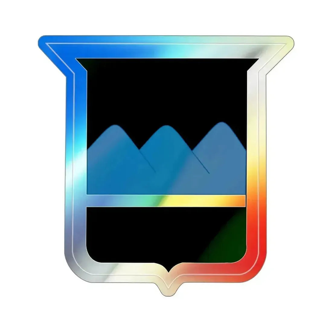 80th Infantry Division SSI (U.S. Army) Holographic STICKER Die-Cut Vinyl Decal 6 Inch Holographic - The Sticker Space