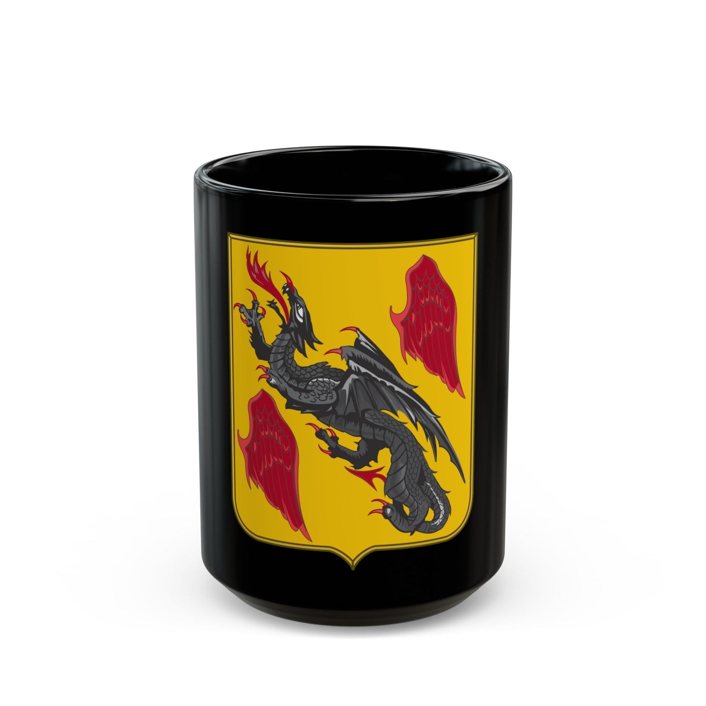 81 Airborne Antiaircraft Artillery Battalion 2 (U.S. Army) Black Coffee Mug-15oz-The Sticker Space