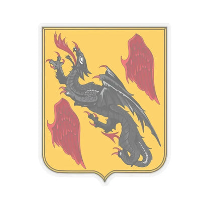 81 Airborne Antiaircraft Artillery Battalion 2 (U.S. Army) STICKER Vinyl Kiss-Cut Decal 4 Inch Transparent - The Sticker Space