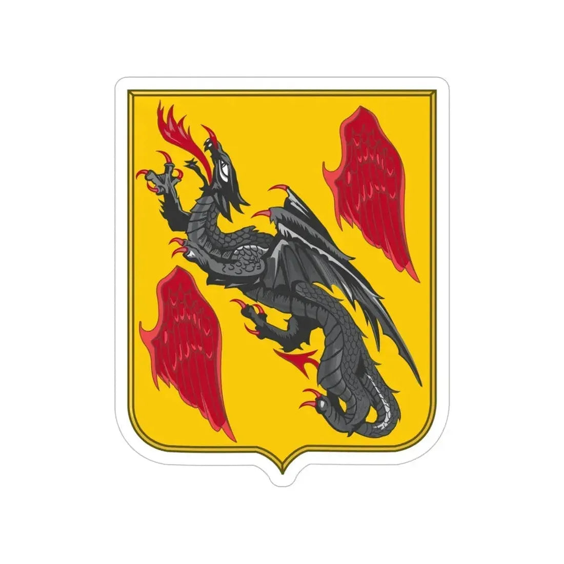 81 Airborne Antiaircraft Artillery Battalion 2 (U.S. Army) Transparent STICKER Die-Cut Vinyl Decal 6 Inch - The Sticker Space