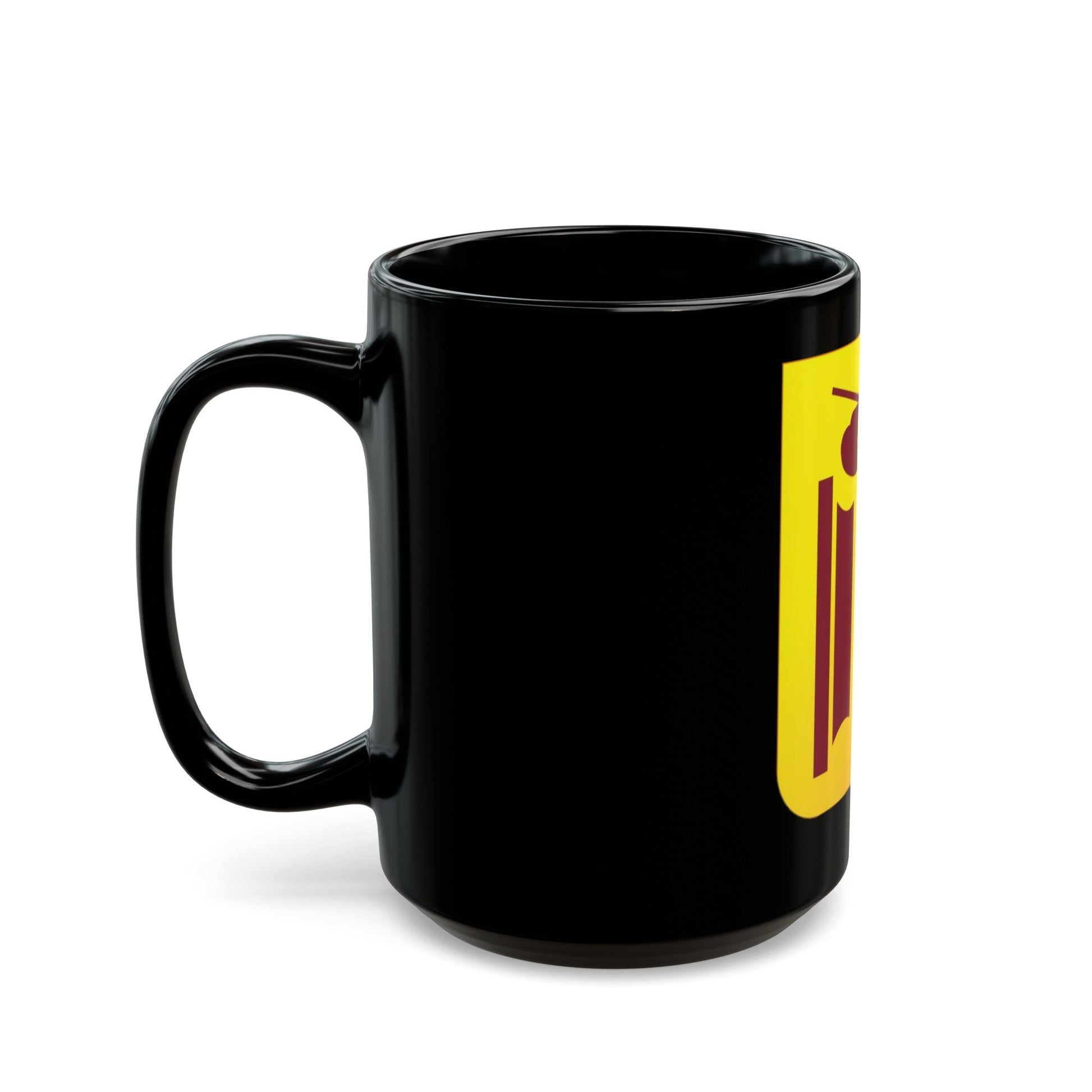 81 Transportation Battalion (U.S. Army) Black Coffee Mug-The Sticker Space