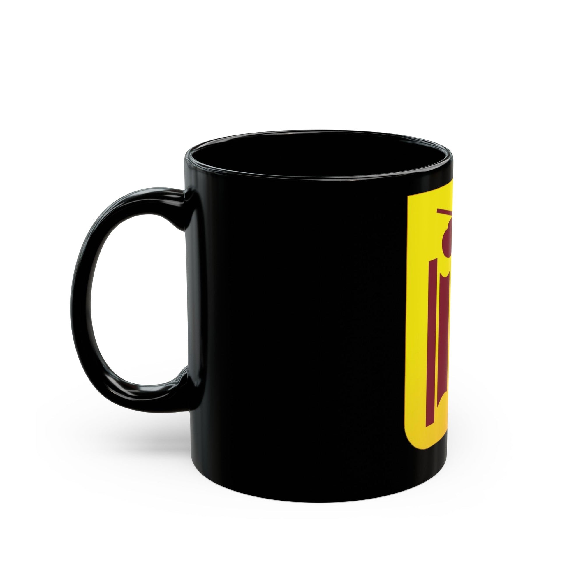 81 Transportation Battalion (U.S. Army) Black Coffee Mug-The Sticker Space