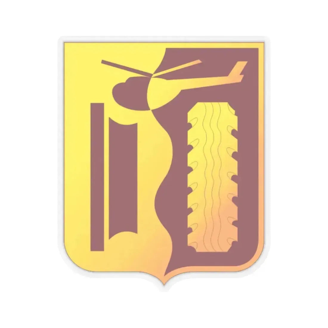 81 Transportation Battalion (U.S. Army) STICKER Vinyl Kiss-Cut Decal 3 Inch Transparent - The Sticker Space