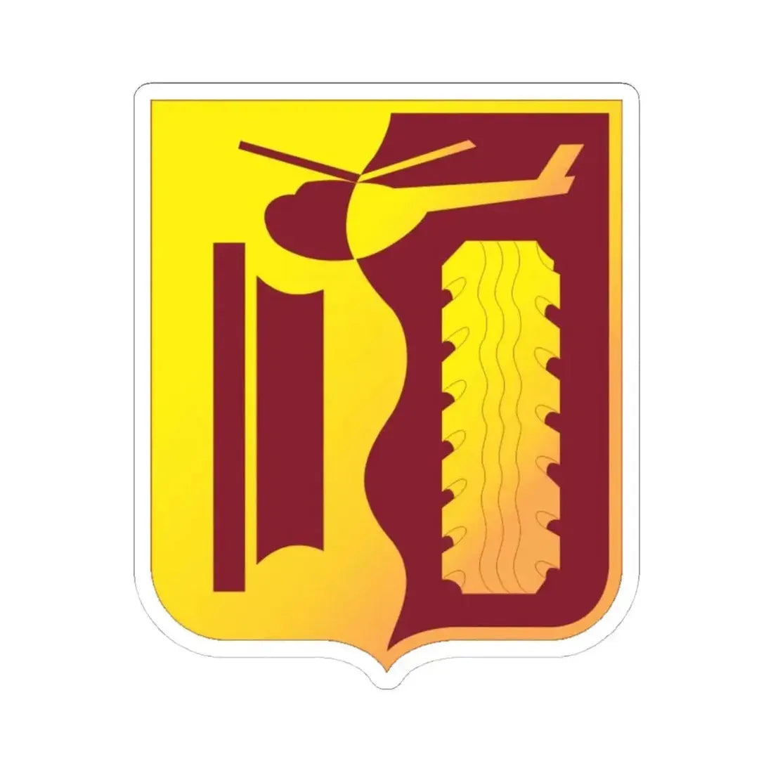 81 Transportation Battalion (U.S. Army) STICKER Vinyl Kiss-Cut Decal 4 Inch White - The Sticker Space