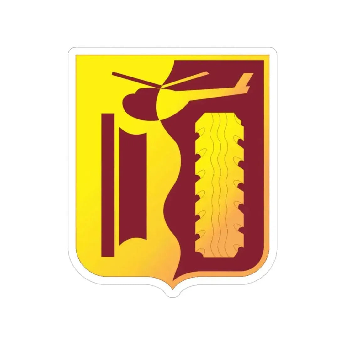 81 Transportation Battalion (U.S. Army) Transparent STICKER Die-Cut Vinyl Decal 3 Inch - The Sticker Space