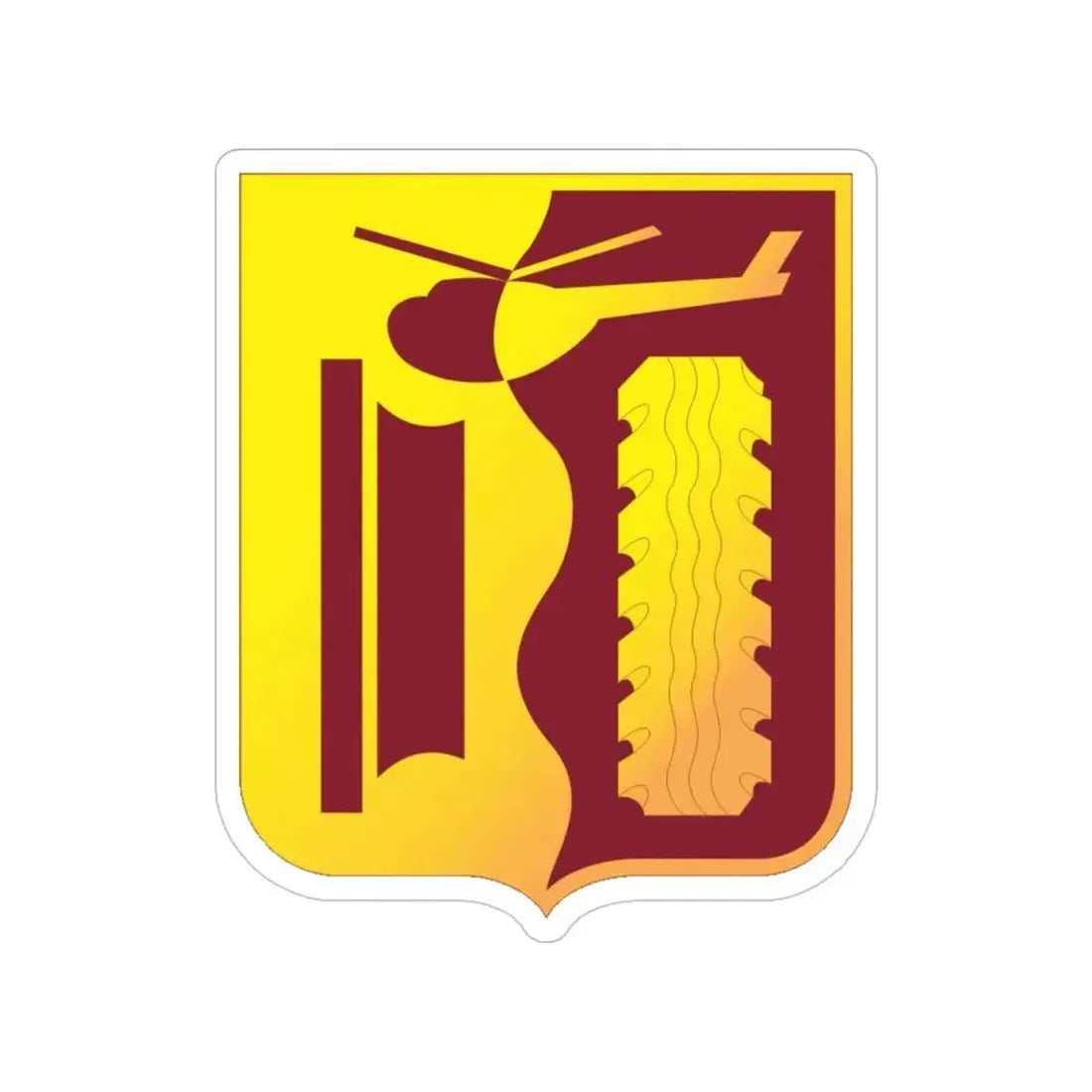 81 Transportation Battalion (U.S. Army) Transparent STICKER Die-Cut Vinyl Decal 4 Inch - The Sticker Space