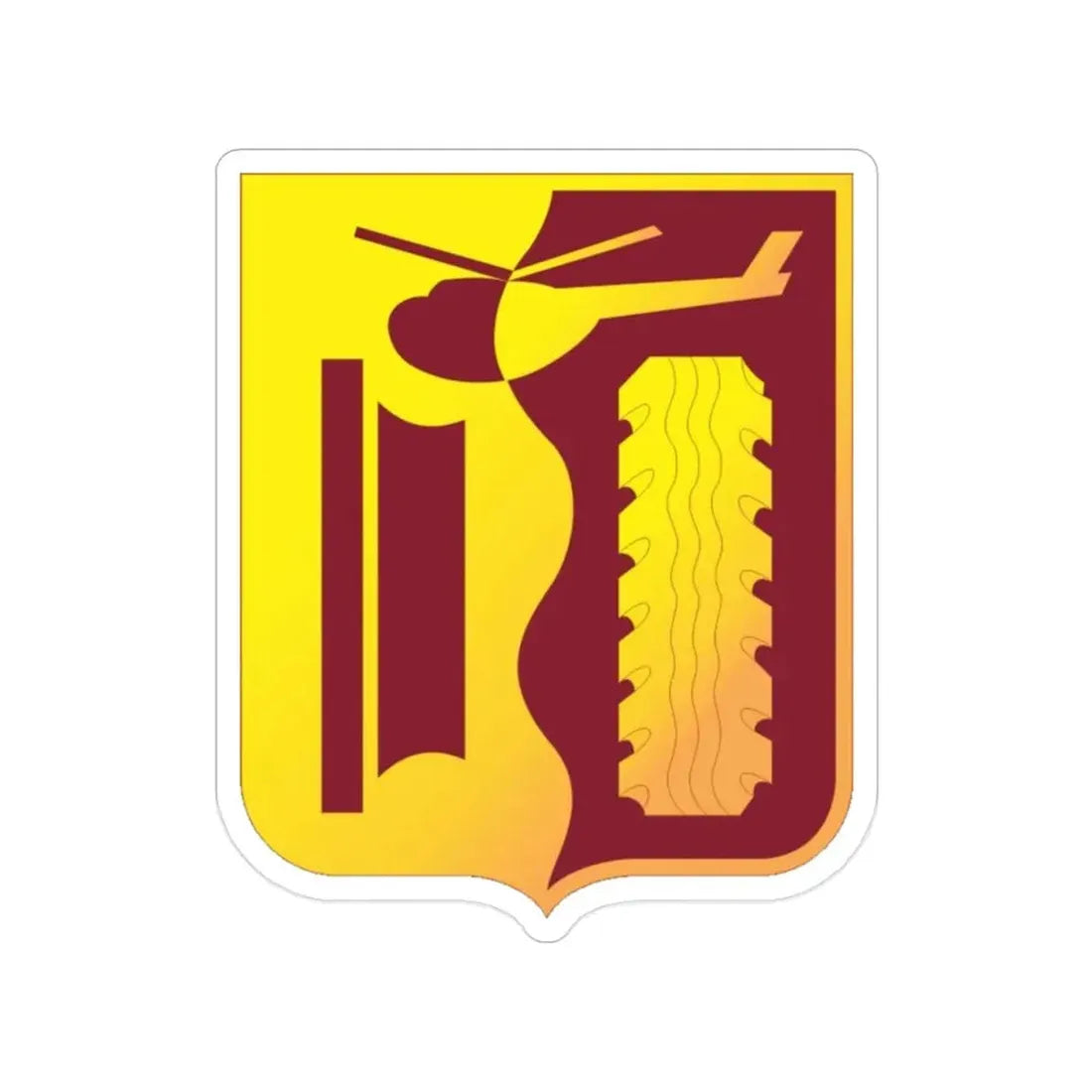 81 Transportation Battalion (U.S. Army) Transparent STICKER Die-Cut Vinyl Decal - The Sticker Space