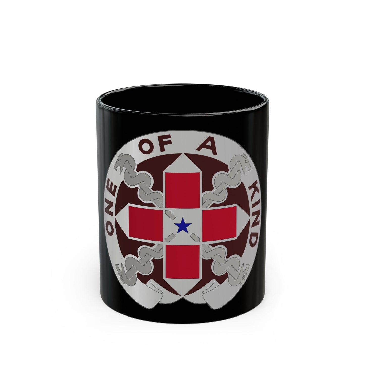 810 Convalescent Center (U.S. Army) Black Coffee Mug-11oz-The Sticker Space