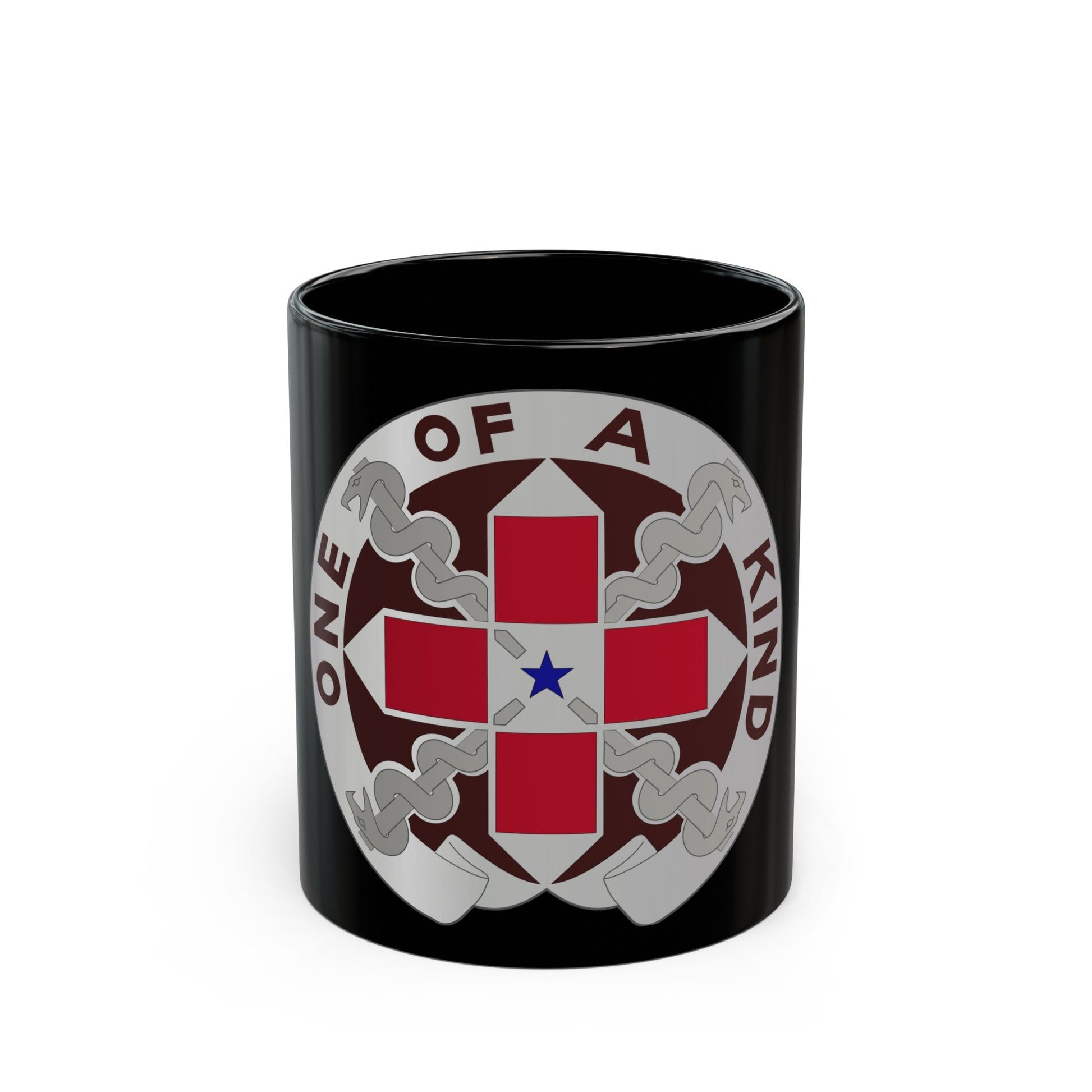 810 Convalescent Center (U.S. Army) Black Coffee Mug-11oz-The Sticker Space