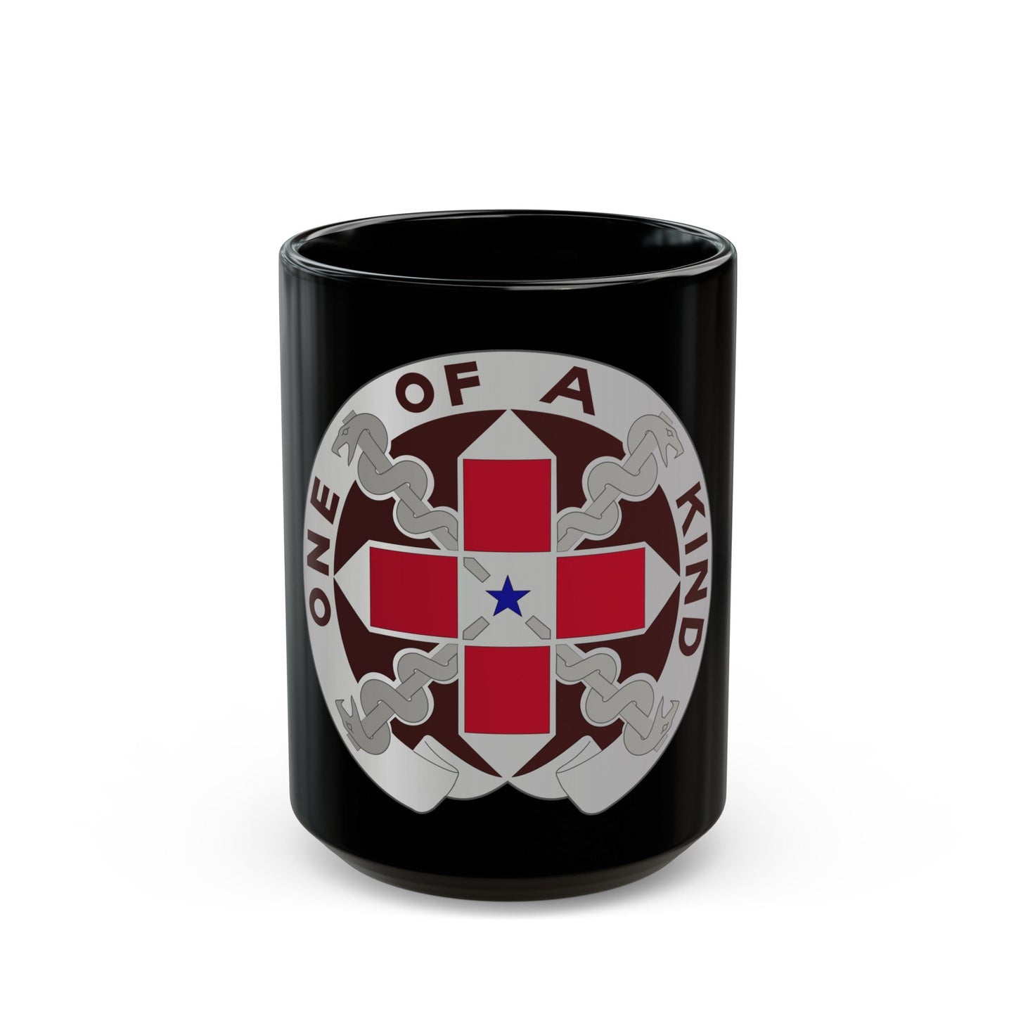 810 Convalescent Center (U.S. Army) Black Coffee Mug-15oz-The Sticker Space