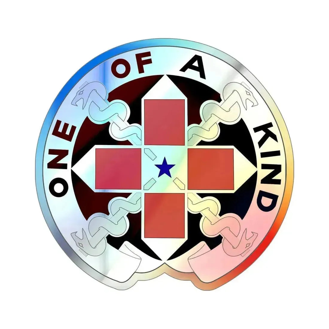 810 Convalescent Center (U.S. Army) Holographic STICKER Die-Cut Vinyl Decal 6 Inch Holographic - The Sticker Space