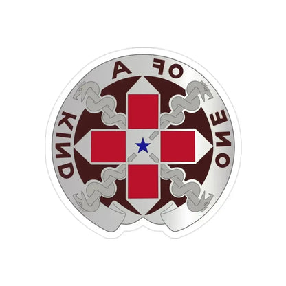 810 Convalescent Center (U.S. Army) REVERSE PRINT Transparent Die-Cut STICKER - The Sticker Space