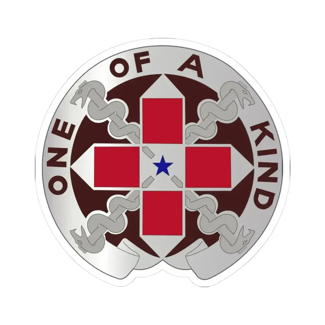 810 Convalescent Center (U.S. Army) STICKER Vinyl Kiss-Cut Decal 3 Inch White - The Sticker Space