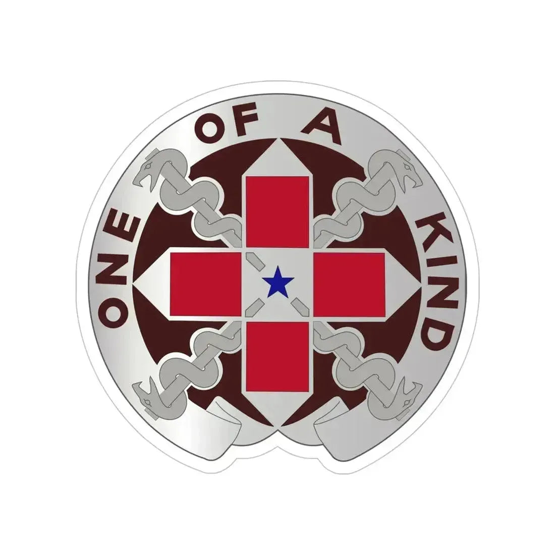 810 Convalescent Center (U.S. Army) Transparent STICKER Die-Cut Vinyl Decal 5 Inch - The Sticker Space