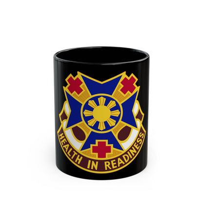 810 Field Hospital (U.S. Army) Black Coffee Mug-11oz-The Sticker Space