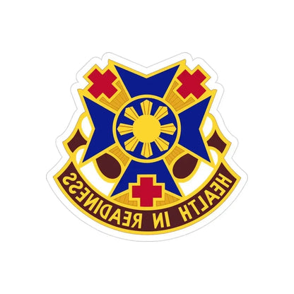 810 Field Hospital (U.S. Army) REVERSE PRINT Transparent Die-Cut STICKER - The Sticker Space