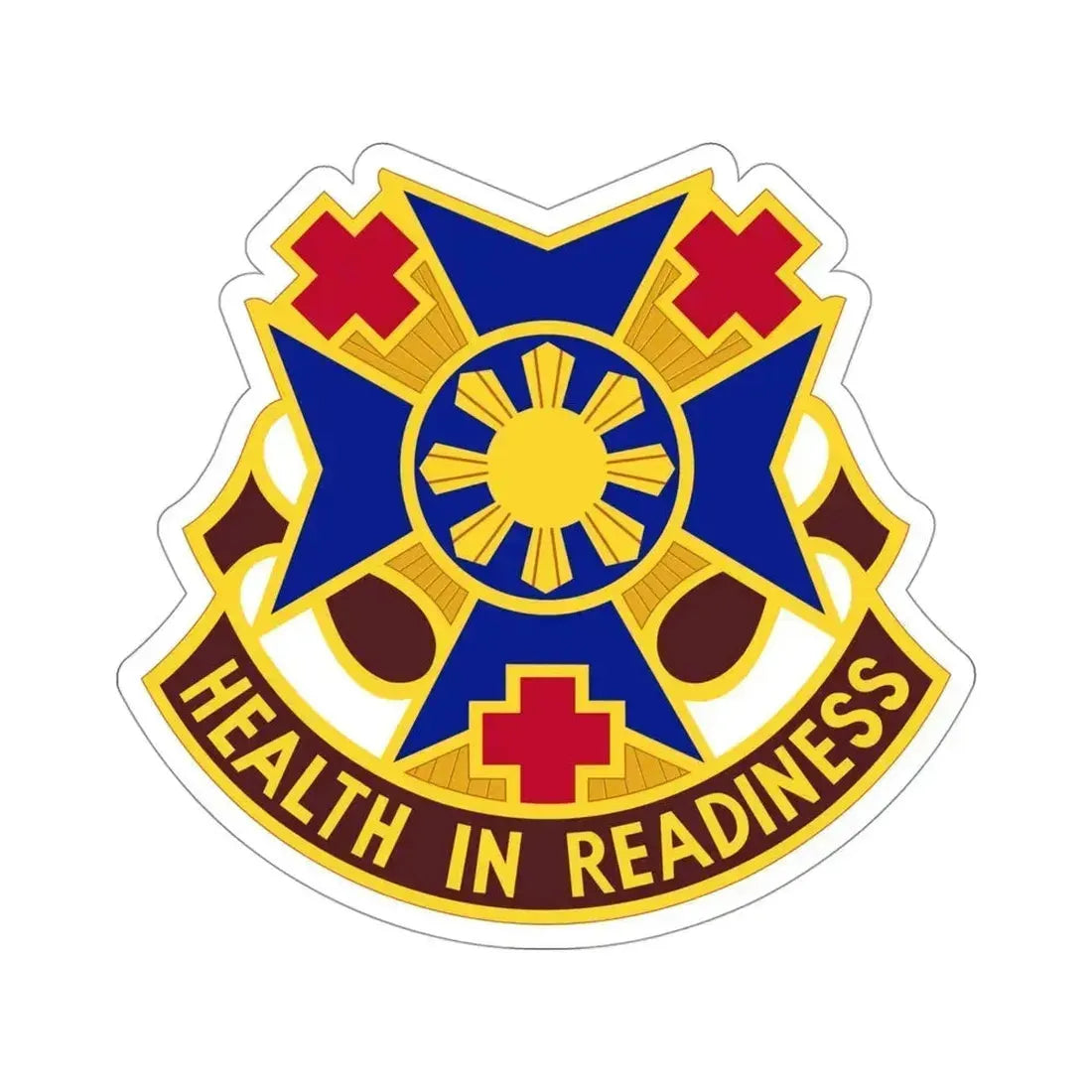 810 Field Hospital (U.S. Army) STICKER Vinyl Die-Cut Decal 4 Inch - The Sticker Space