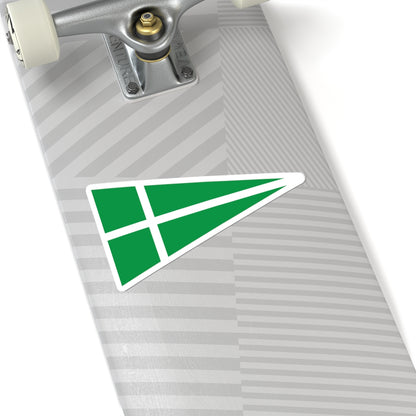 Burgee of BS-Fuzfo Sailing Club (Hungary) STICKER Vinyl Kiss-Cut Decal