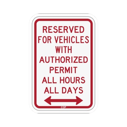 PBOT Road sign P4457D (Oregon) (Road Sign) STICKER Vinyl Kiss-Cut Decal