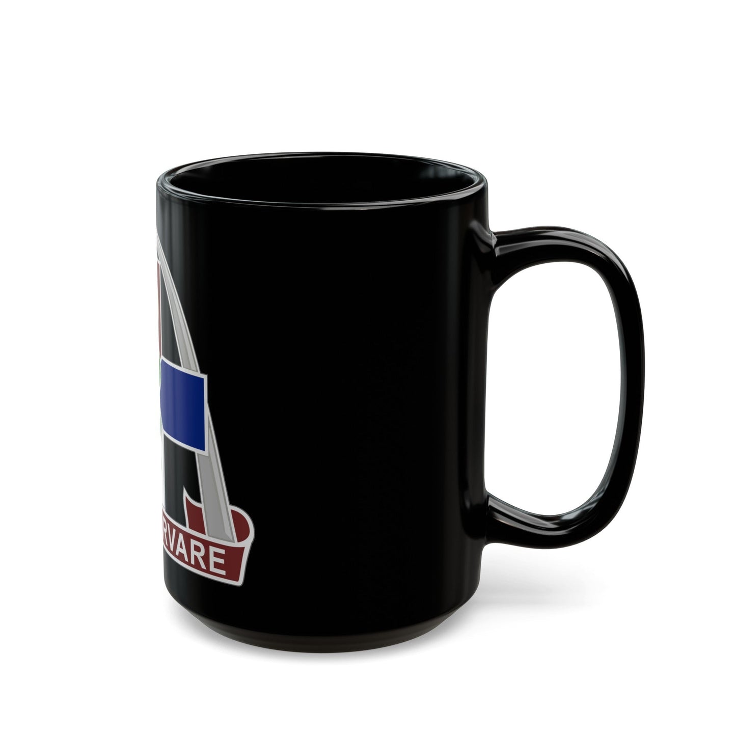 811th Hospital Center (U.S. Army) Black Coffee Mug-The Sticker Space