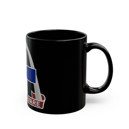 811th Hospital Center (U.S. Army) Black Coffee Mug-The Sticker Space