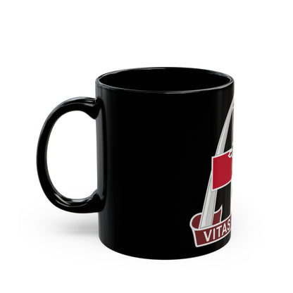 811th Hospital Center (U.S. Army) Black Coffee Mug-The Sticker Space