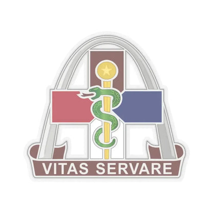 811th Hospital Center (U.S. Army) STICKER Vinyl Kiss-Cut Decal 3 Inch Transparent - The Sticker Space