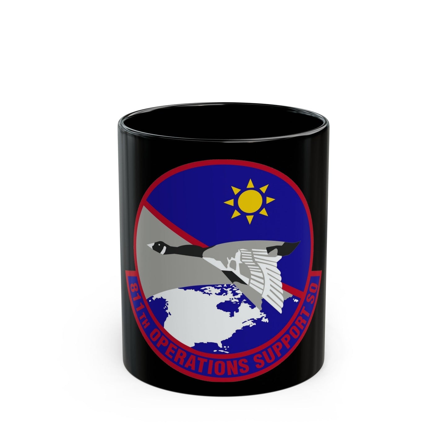 811th Operations Support Squadron (U.S. Air Force) Black Coffee Mug-11oz-The Sticker Space