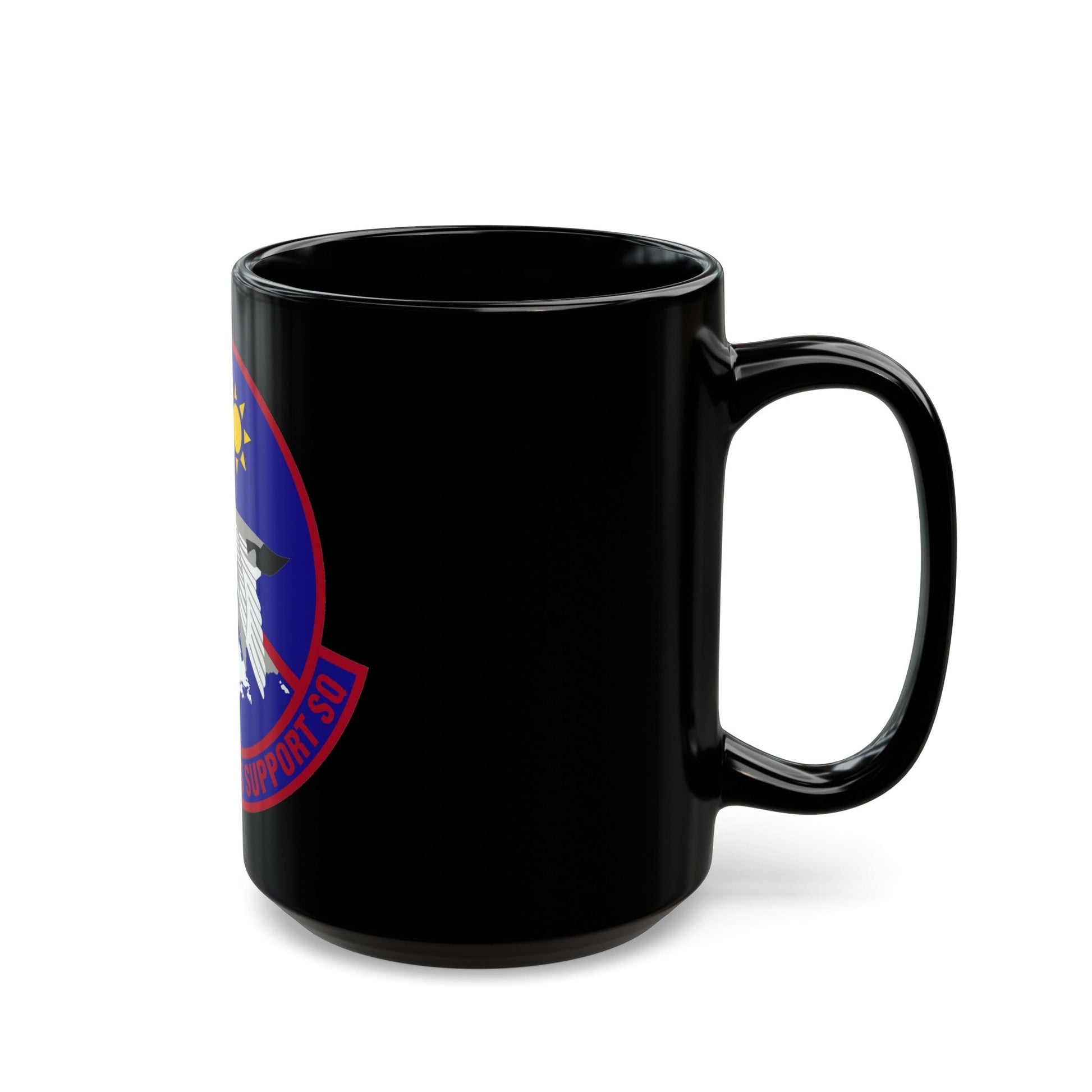 811th Operations Support Squadron (U.S. Air Force) Black Coffee Mug-The Sticker Space